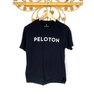 Peloton black short sleeve women's t-shirt sz S